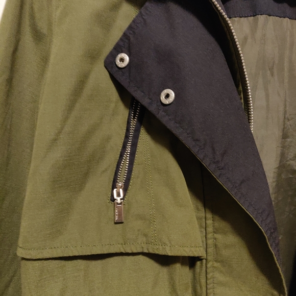 🌠2/$35🌠 Korean Army Green Lined Spring Jacket - Picture 6 of 7